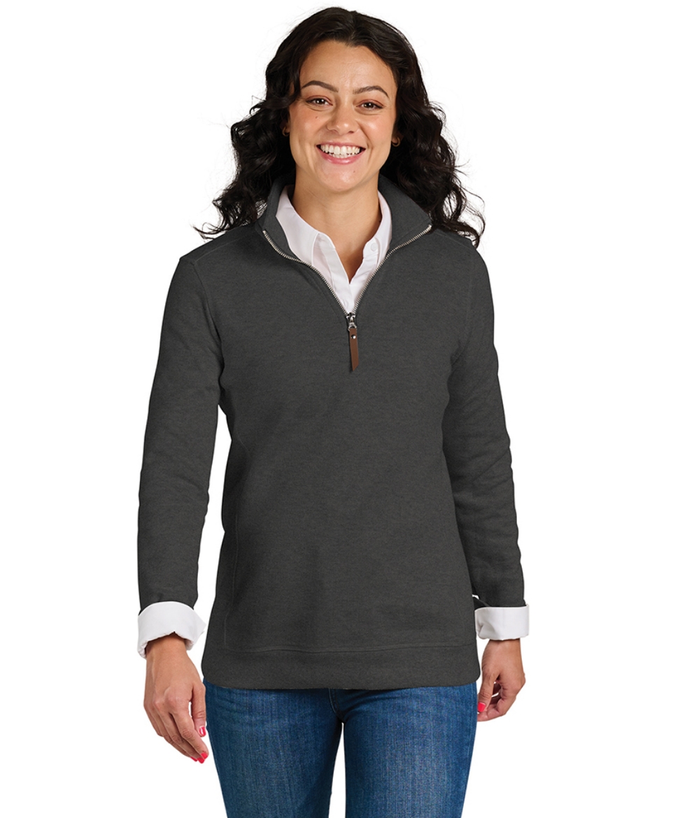 Picture of Charles River Apparel Women's Hudson Quarter Zip Pullover 5411