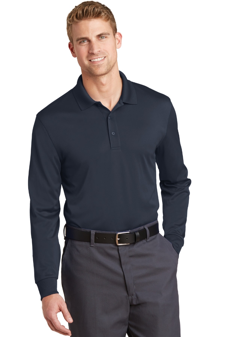 Picture of CornerStone Select Snag-Proof Long Sleeve Polo. CS412LS