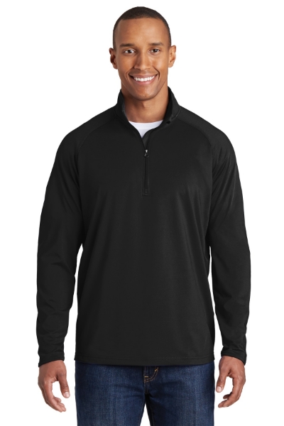 Picture of Sport-Tek Sport-Wick Stretch 1/4-Zip Pullover. ST850